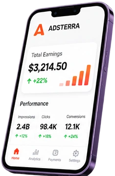 A mobile dashboard illustrating business performance